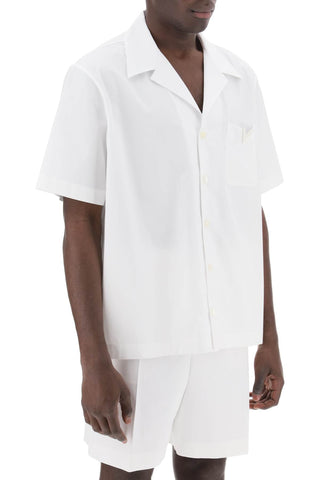 Valentino Garavani "v detail bowling shirt with v-