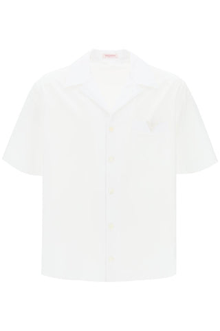 Valentino Garavani "v detail bowling shirt with v-