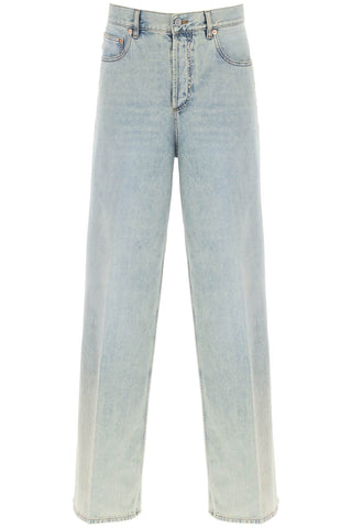 Valentino Garavani oversized jeans with v detail