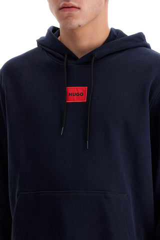 Hugo logo patch hoodie