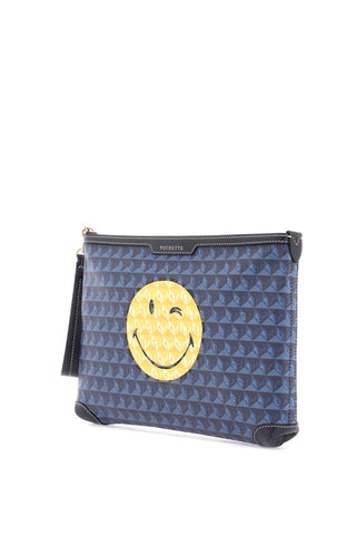 Anya Hindmarch i am a plastic bag eyes pochette