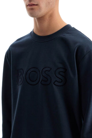 Boss crewneck sweatshirt with logo