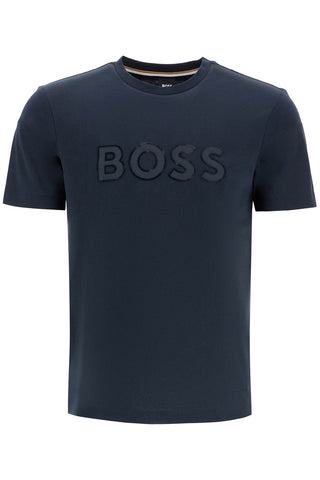 Boss t-shirt with patch logo design