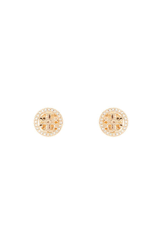 Tory Burch miller pavé stud earrings