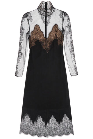 Valentino Garavani silk and lace dress Dresses 5B0VABS51MHjjd-20 Valentino Garavani