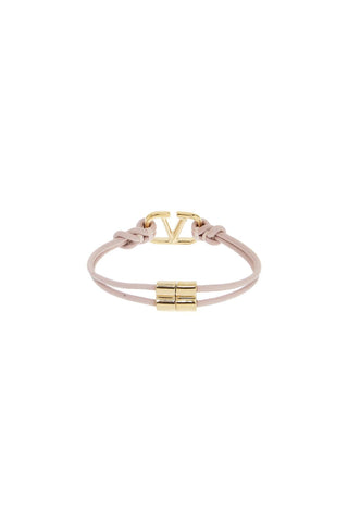 Valentino Garavani leather vlogo signature bracelet