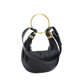 Chloé Black Calf Leather Bos Taurus Handbag