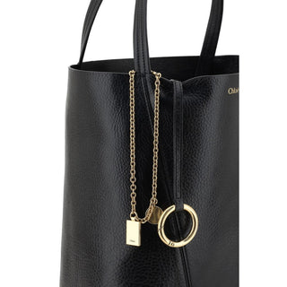 Chloé Black Calf Leather Bos Taurus Shoulder Bag