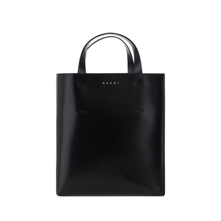 Marni Black Calf Leather Bos Taurus Handbag