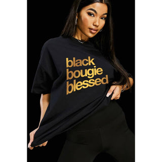 Polar bee - BEIGE BOUGIE BLESSED GRAPHIC T
