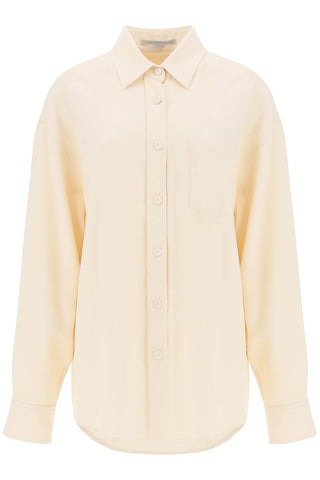 Stella McCartney oversized shirt in crepe jersey