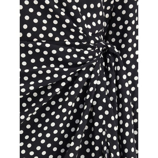 Crida Milano Black Silk Cocktail Dress