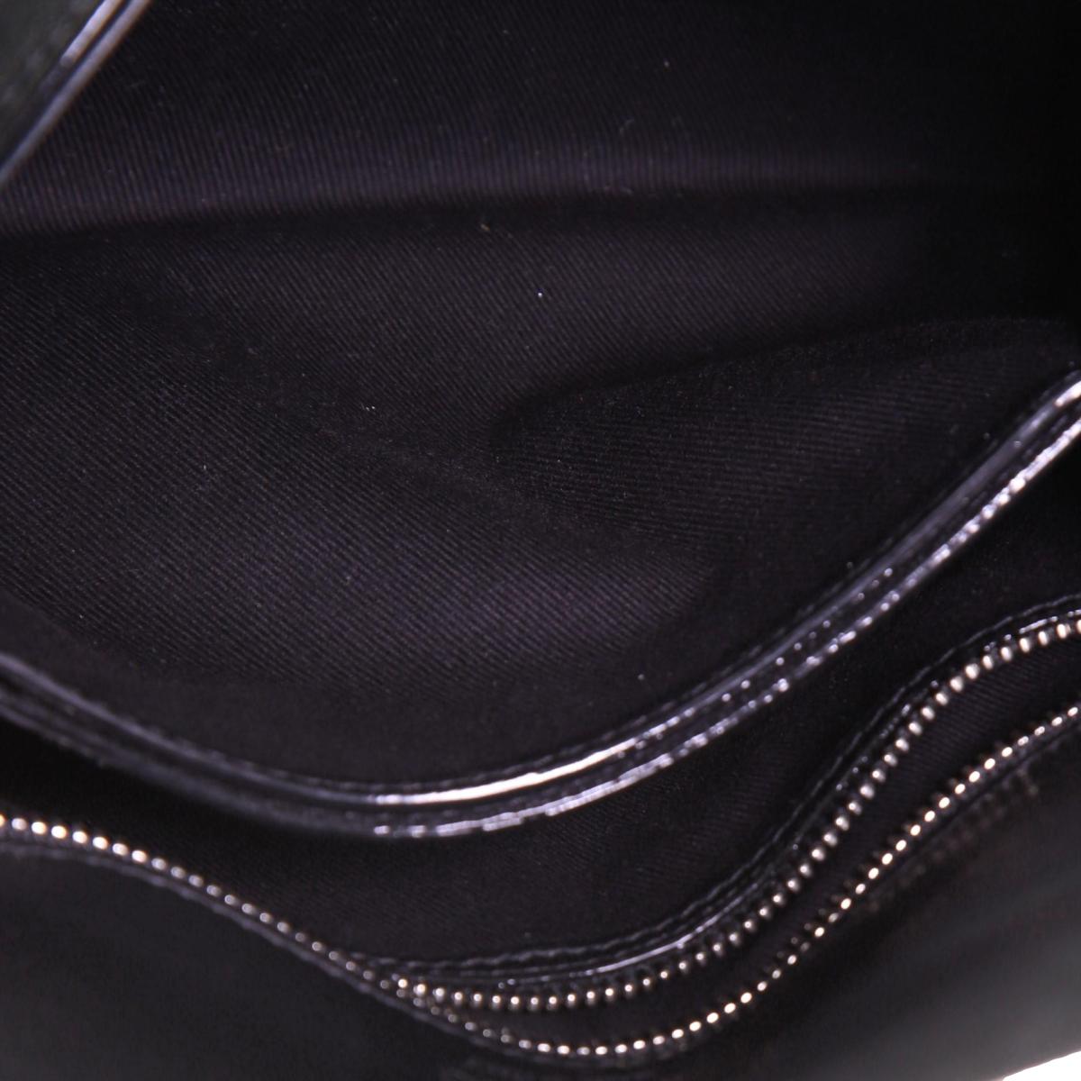 Jimmy Choo Cheri Dark Blue Leather Top Handle Bag