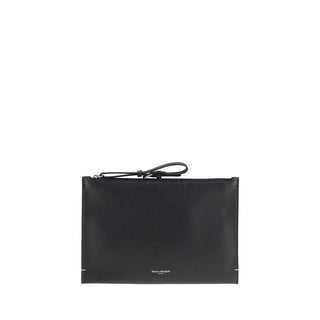 Margiela Black Calf Leather Bos Taurus Wallet