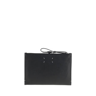 Margiela Black Calf Leather Bos Taurus Wallet