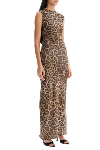 Stella McCartney 'animal print sleeveless maxi dress in