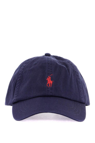 Polo Ralph Lauren navy blue cotton sports cap with embroidered logo