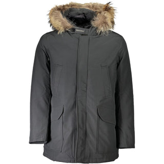 Woolrich Gray Cotton Men's Jacket