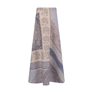 Zimmermann Purple Linen Midi Skirt