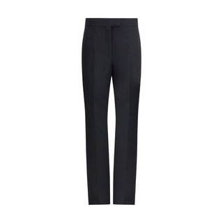 Ferragamo Black Viscose Casual Pants