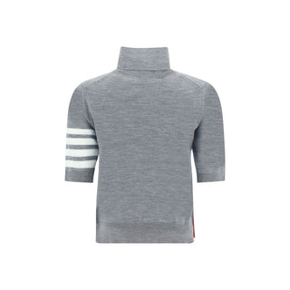 Thom Browne Gray Polyamide Turtleneck