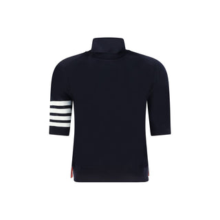 Thom Browne Blue Polyamide Turtleneck