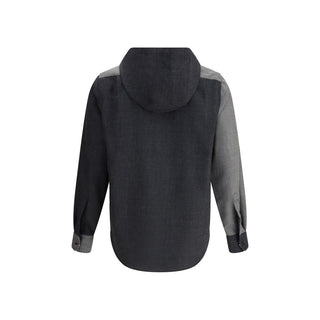 Thom Browne Gray Wool Jackets And Coat