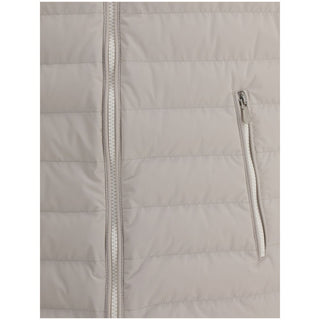 Brunello Cucinelli Beige Polyamide Jackets And Coat