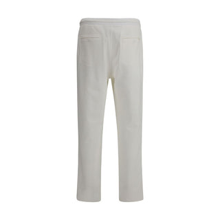 Brunello Cucinelli White Cotton Joggers (Workout Pants)