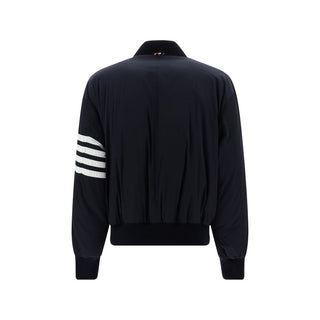 Thom Browne Blue Polyester Bomber