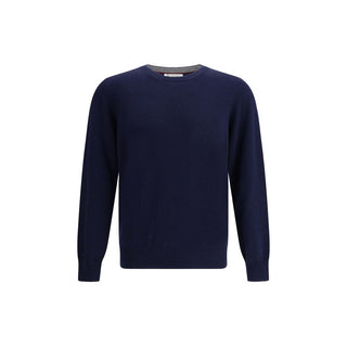 Brunello Cucinelli Blue Cashmere Cashmere Sweater