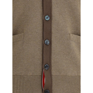 Thom Browne Brown Cotton Cardigan