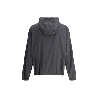 Versace Black Polyester Shell Jacket