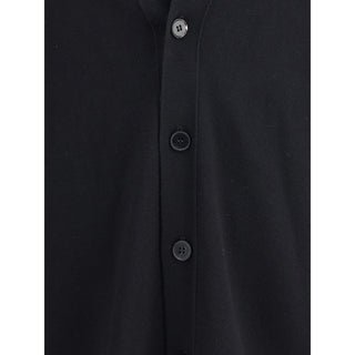 Jil Sander Black Wool Cardigan