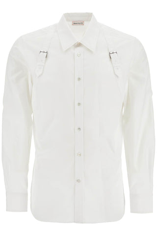 Alexander Mcqueen poplin harness shirt for men