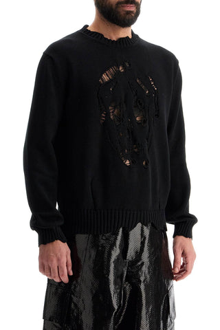 Alexander Mcqueen 'distressed skull print pul