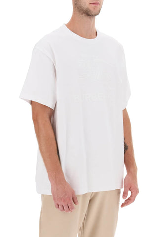 Burberry Ekd Embroidery 'raynerton' Oversized T-Shirt