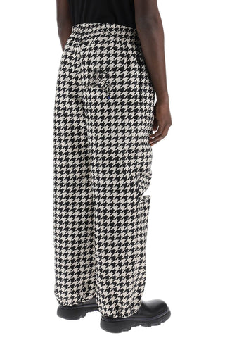 Burberry workwear pants in houndstooth