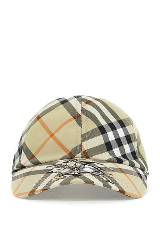 Burberry Eredcheckered Baseball Cap