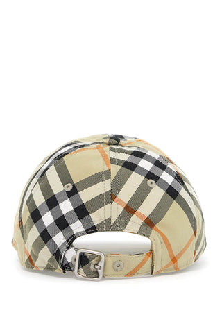 Burberry Eredcheckered Baseball Cap