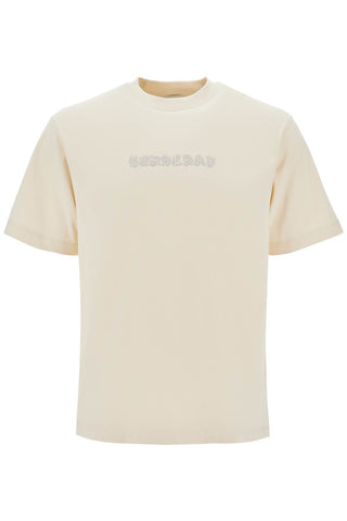 Burberry paisley logo print t