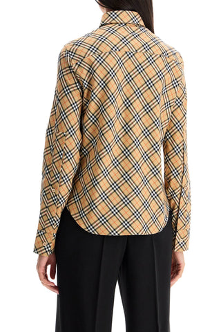 Burberry ered shirt with button-down