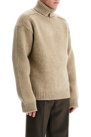 Burberry high-neck wool and cashmere pullover sweater