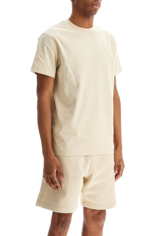 Burberry ered slim t-shirt with label and check