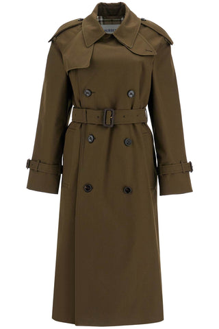 Burberry double-breasted trench coat with