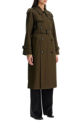 Burberry double-breasted trench coat with