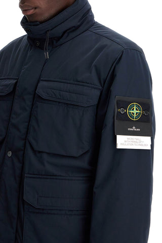 Stone Island multi-pocket micro twill jacket