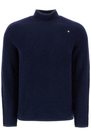 Stone Island brushed wool blend pullover sweater Knitwear 8115570GAwzo-20 Stone Island