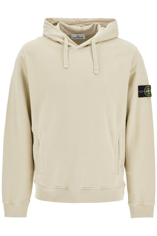 Stone Island organic cotton hoodie with hood