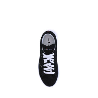 Kiton Black Rubber Low Top Sneakers
